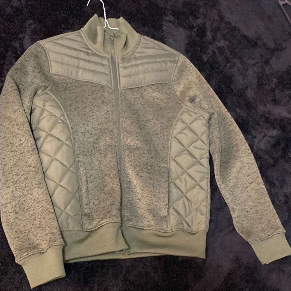 Xersion Olive Quilted Jacket